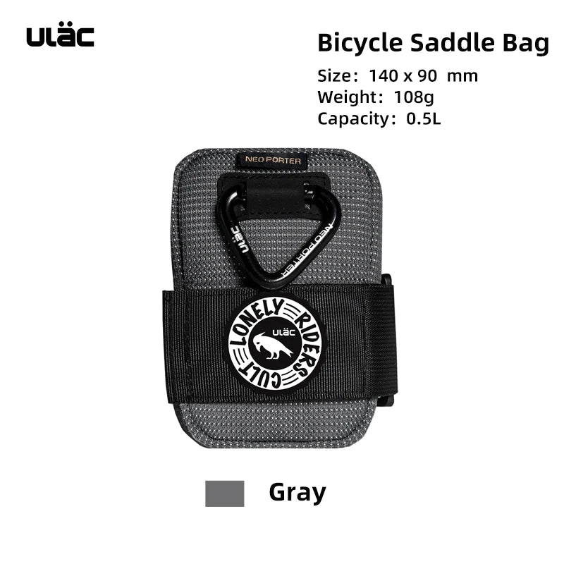 Mini Bike Saddle Bag ULAC 0.5L Waterproof Seatpost Rear Tail Pouch MTB