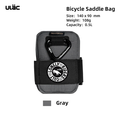 Mini Bike Saddle Bag ULAC 0.5L Waterproof Seatpost Rear Tail Pouch MTB
