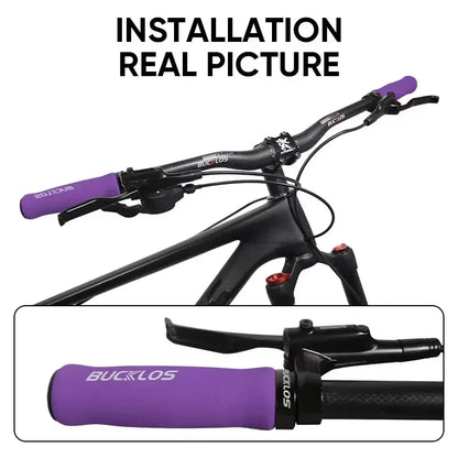 Bucklos Bicycle Grips MTB Handlebar Lock-on Ergonomic Anti-slip 22.2mm