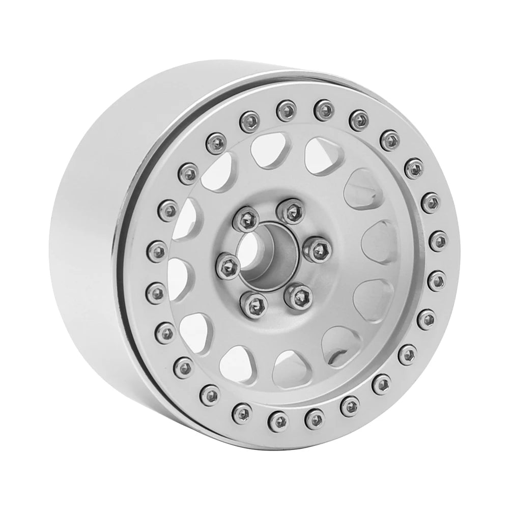 1/10 RC Crawler CNC 2.2" Aluminum Beadlock Wheels for TRX4 TRX6 Axial SCX10 Wraith Capra - EXPROTAS