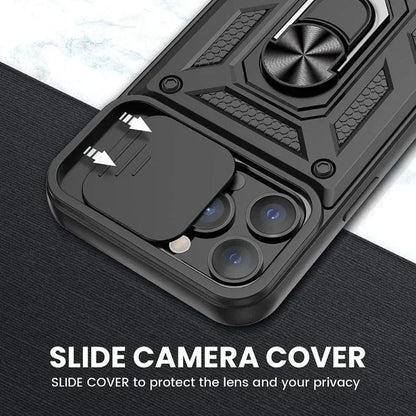 Shockproof Armour Case for iPhone 7-16 Pro Max Plus Mini SE Camera Cover