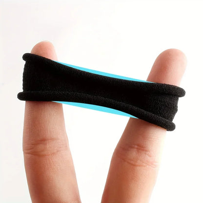 50Pcs Black Ponytail Holders Elastic Hair Bands for Girls Women Accessories