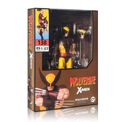 In Stock Ct Toys Wolverine Deadpool Anime Figure Mafex 138 Action Figure Model Statue Collection for Toy lovers
