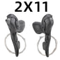 MicroNEW Road Bike Shifters 2×7–2×10 3×7–3×11 Brake Lever Set Compatible Shimano - EXPROTAS
