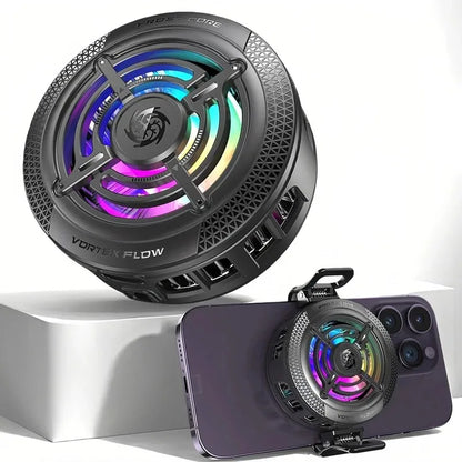 Portable Magnetic Clip Phone Cooler Cooling Fan for iPhone 17 Samsung S25