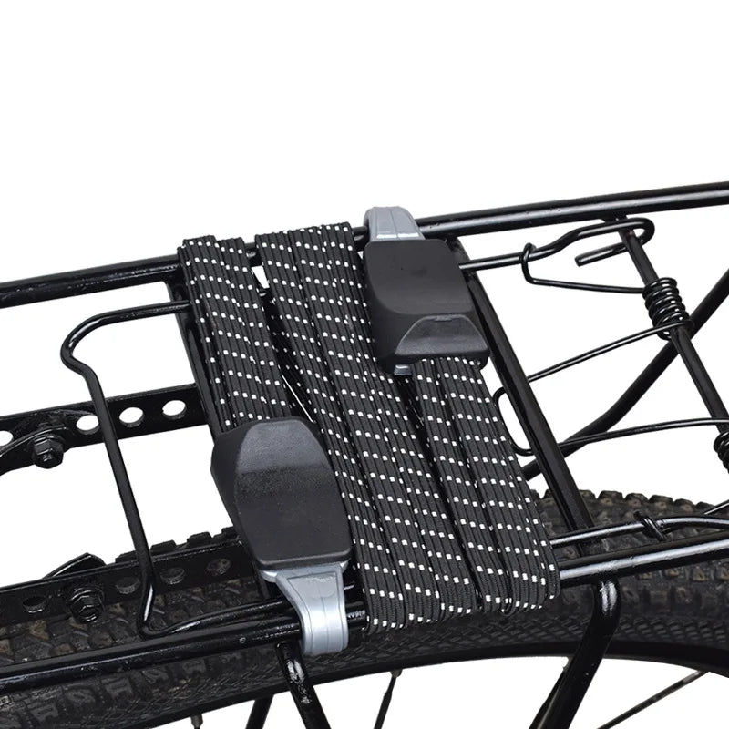 Elastic Bicycle Luggage Strap with Hooks Rubber Rack Tie Rope for MTB Bag
