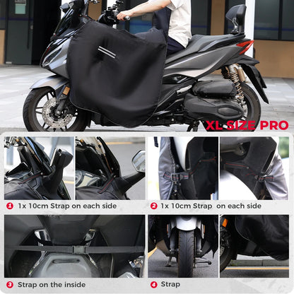 KEMiMOTO Knee Warmer Protector Leg Cover For Scooters Motorcycle Winter Quilt Windproof Water Repellent For Honda For Vespa-EXPROTAS