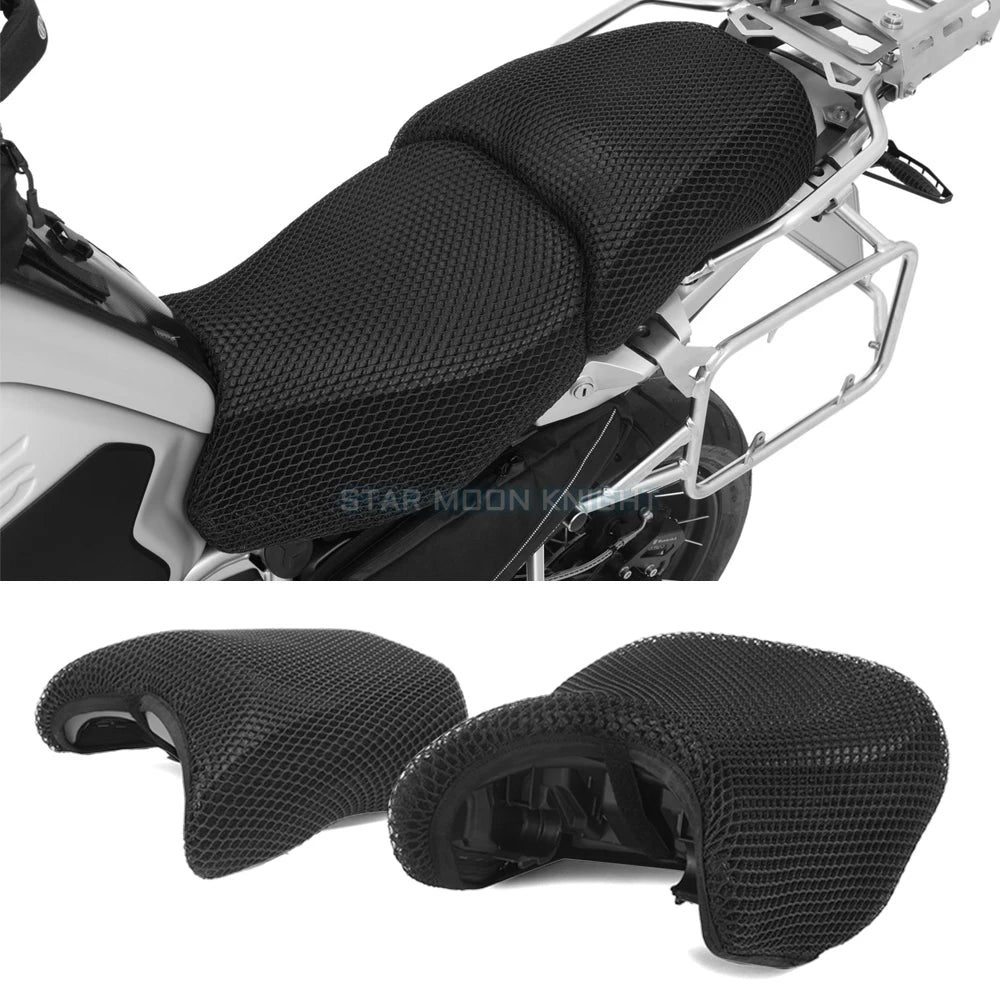 3D Mesh Breathable Anti-Slip Seat Cover Waterproof Cushion for BMW R1200GS R1250GS