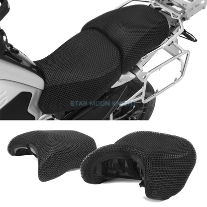 3D Mesh Breathable Anti-Slip Seat Cover Waterproof Cushion for BMW R1200GS R1250GS