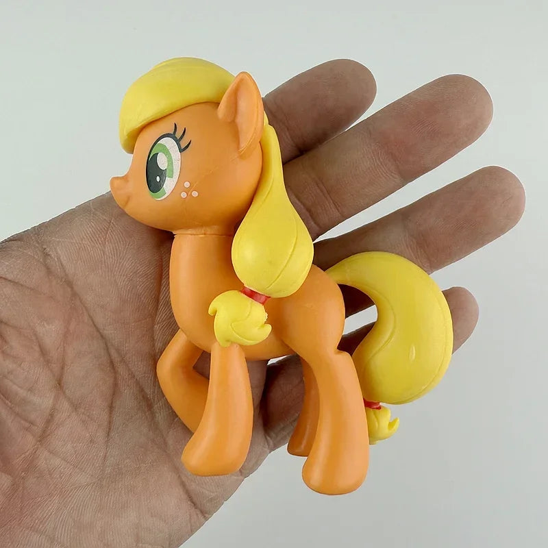 6pcs My Little Pony Action Figures Twilight Sparkle Kids Toy 8cm
