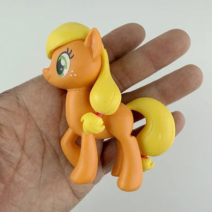 6pcs My Little Pony Action Figures Twilight Sparkle Kids Toy 8cm