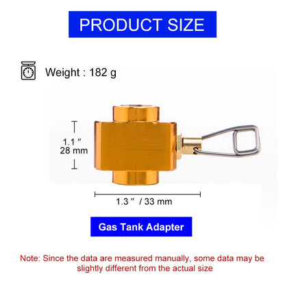 Refill Adapter Camping Stove Butane Gas Cylinder Tank Burner Equipment
