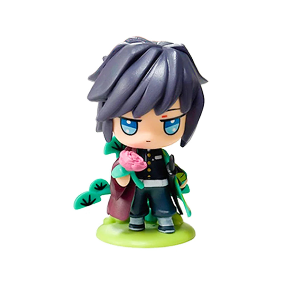 Demon Slayer Blind Box Figure Tanjiro Nezuko Anime PVC Collectible Toy