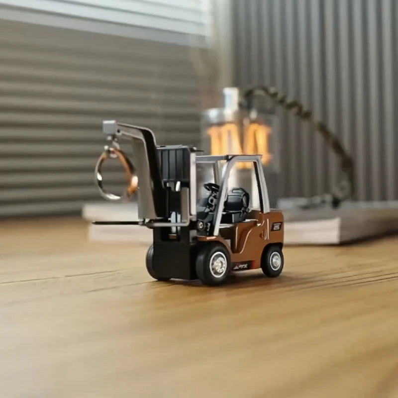 1:64 Alloy RC Forklift Model Toy Remote Control Truck Gift for Boys