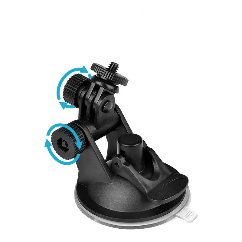 Suction Cup Car Mount for GoPro Hero 13-8 DJI Osmo Action w/ Adapter