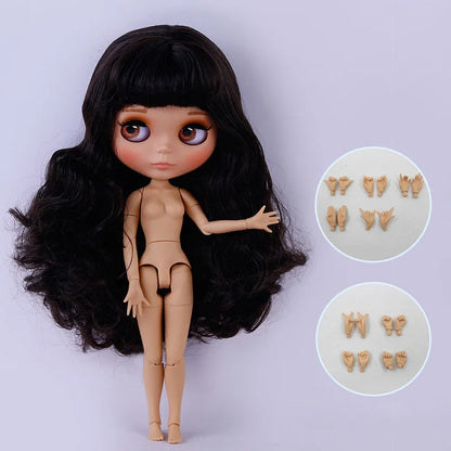 ICY DBS Blythe Doll Tan Skin Matte Face 1/6 BJD Joint Body Neo BL2240