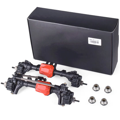 Axles For RC Front Rear Portal 1/10 Crawler Car Metal Austarhobby