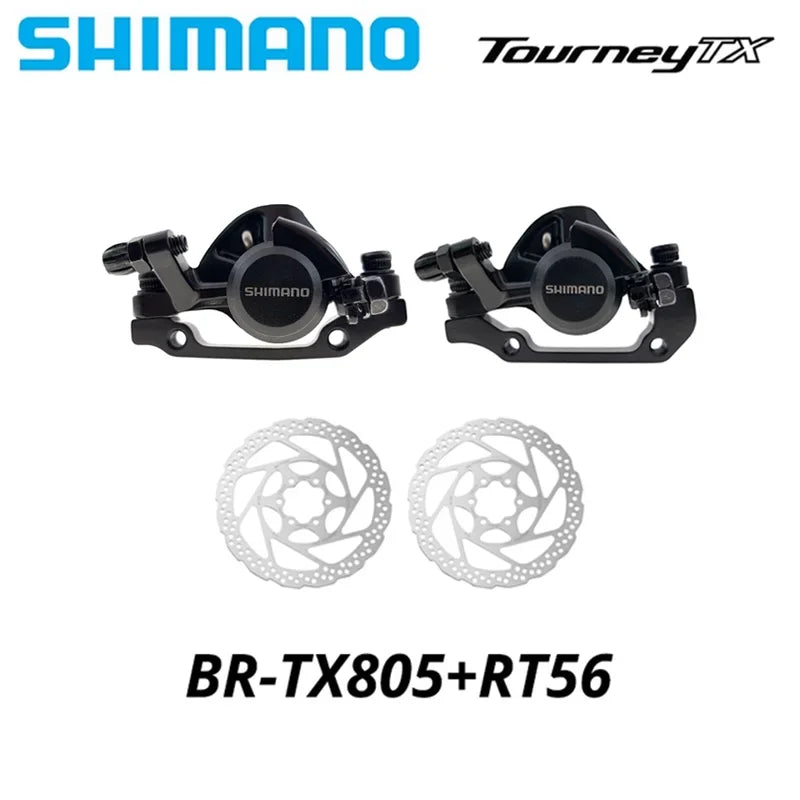 Shimano Tourney BR-TX805 Mechanical Disc Brake Caliper with Resin Pads