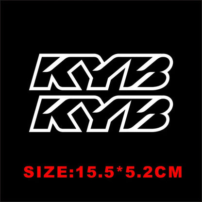 Kyb Wp Motorcycle Fork Stickers Decals Waterproof Vinyl for Motocross