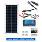 1000W 12V Solar Panel Kit with 10A-100A Controller for RV Caravan Battery