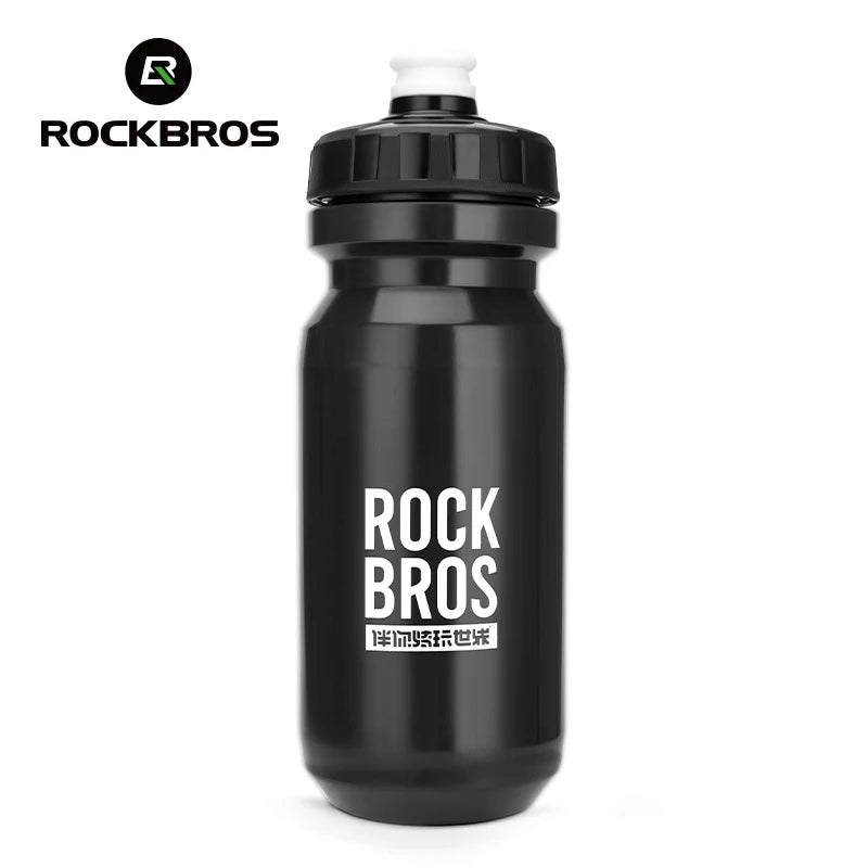ROCKBROS Bicycle Water Bottle 600ml PP Sports Cycling Squeeze Cup Outdoor Hiking