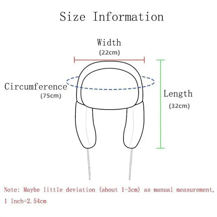 Winter Warm Sprint Hat for Kids Boys Girls Cartoon Anime Brown Ushanka
