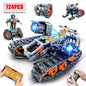 724Pcs Technical Programming RC Robot Building Toy City Racing Car