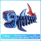 3D Printed Tyrannosaurus Rex Dinosaur Model Jointed Movable Realistic Decor