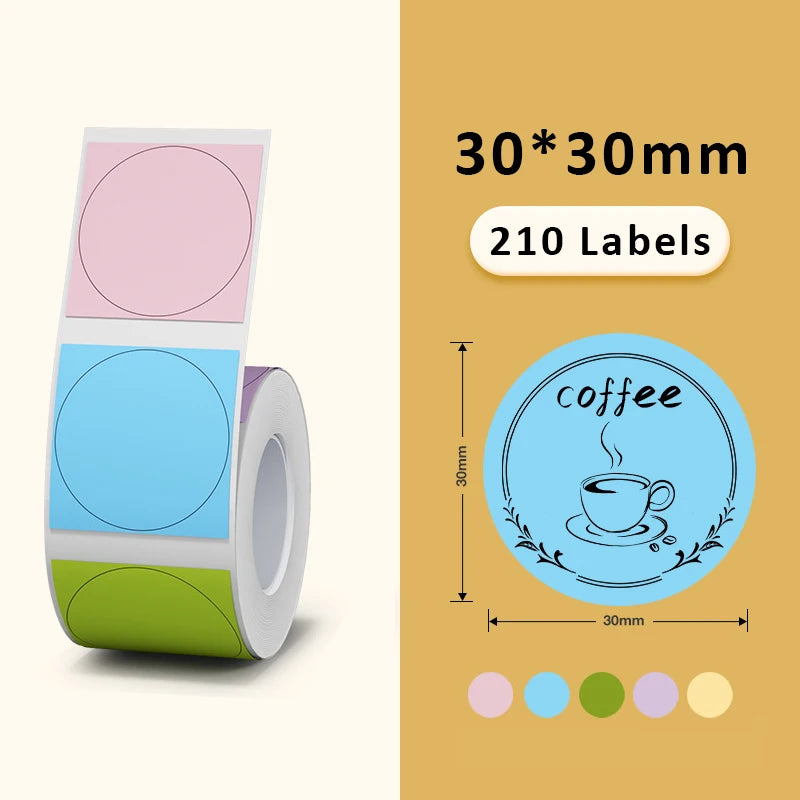 Self-adhesive Paper Waterproof Stickers for Christmas Labels - 40x20mm