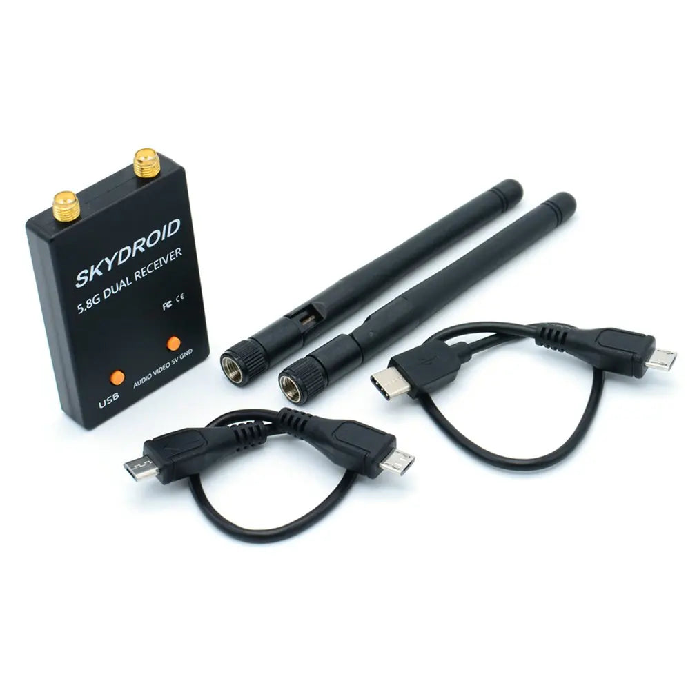 Skydroid 5.8Ghz 150CH True Diversity UVC OTG Smartphone FPV Receiver for Android Tablet PC VR Headset FPV System RC Drone-EXPROTAS
