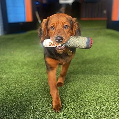Funny Cigar Squeaky Dog Toy Plush Chew Toy for Small Medium Dogs Teeth Aid