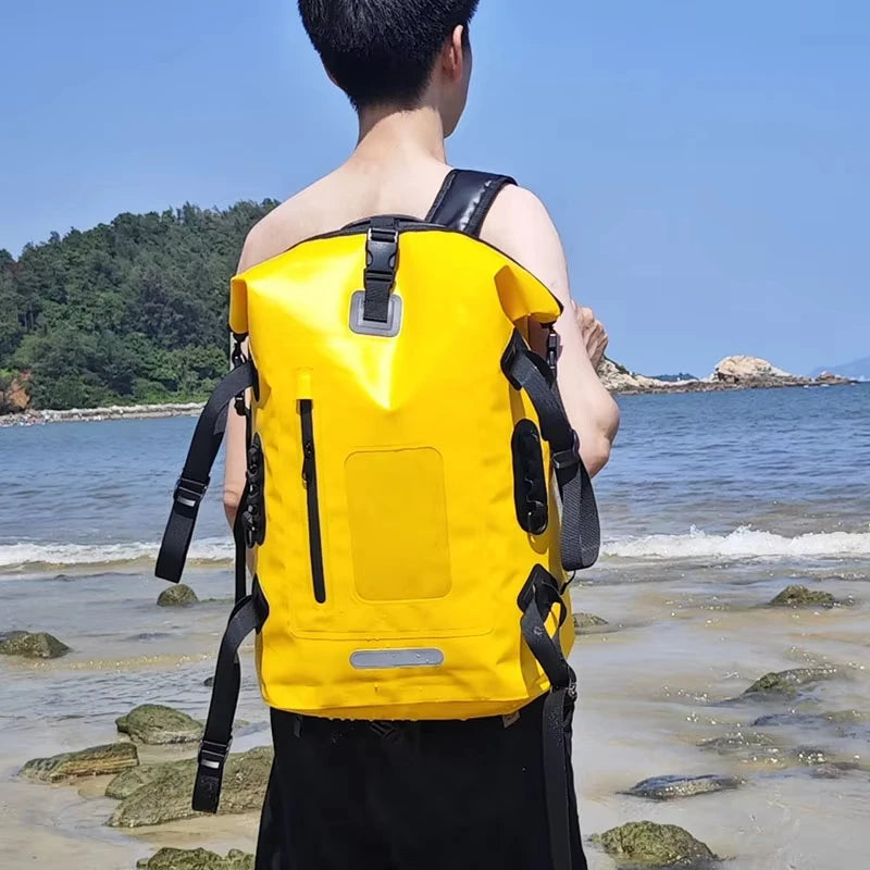 30L Waterproof Dry Bag Backpack Fishing Kayak Raft Swim Trek Gear