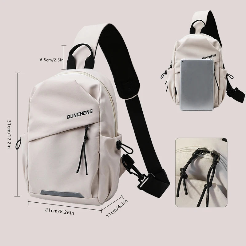 Men's Small Backpack Chest Bag Sling Travel Outdoor Crossbody Sports