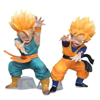 15cm Dragon Ball Son Gohan Trunks Figure PVC Anime Statue Model Toy
