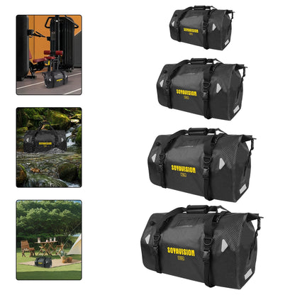 Motorcycle Waterproof TailBag Travel Outdoor Dry Luggage Roll Pack Bag 20/66/100L Motorbike Luggage Backpack Motorcycle Seat Bag