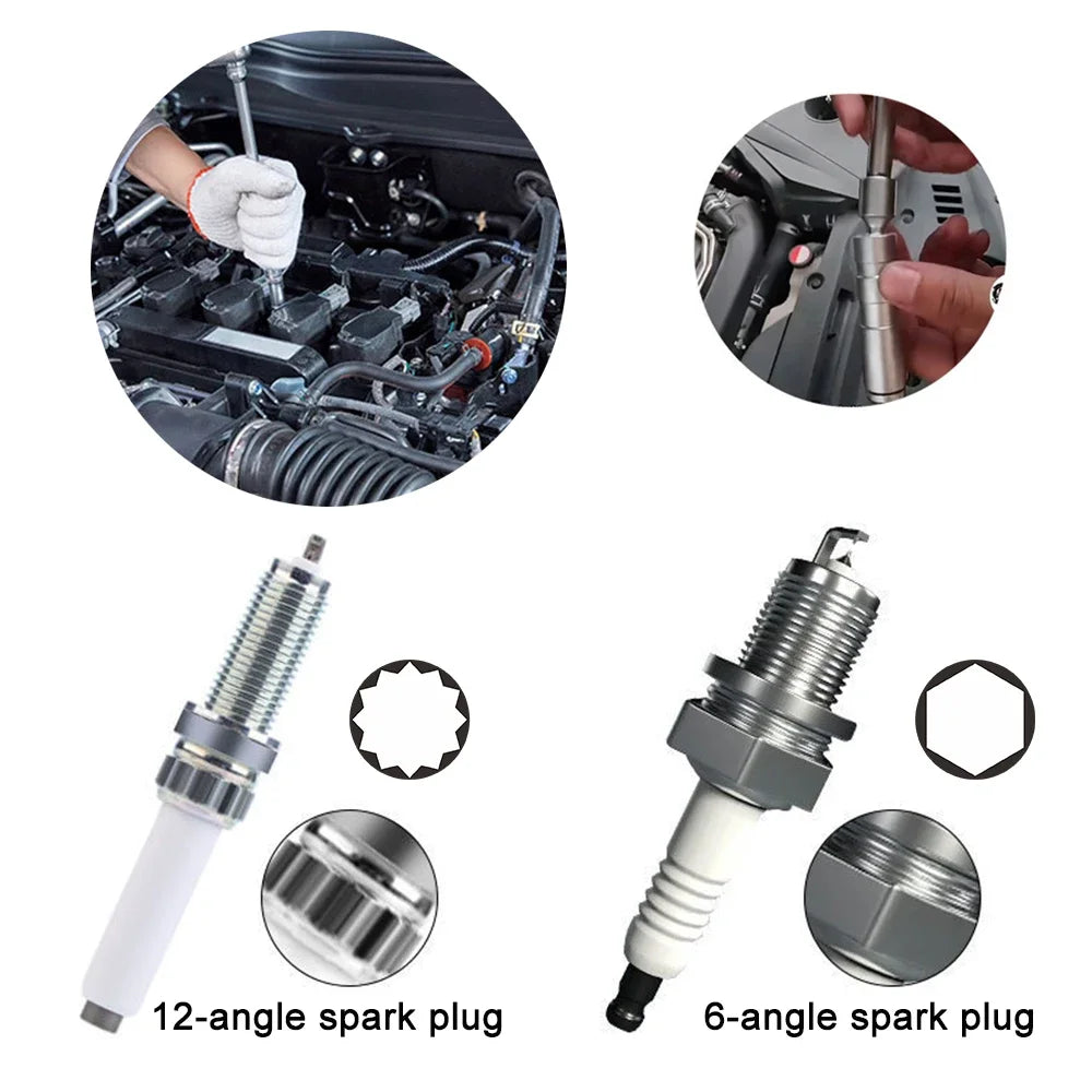 Magnetic Spark Plug Sleeve 14/16mm Automotive Repair Tool