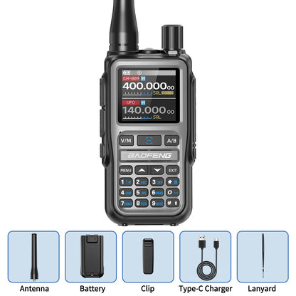 Baofeng Walkie Talkie UV-5R Mini Dual Band Bluetooth Long Range Radio