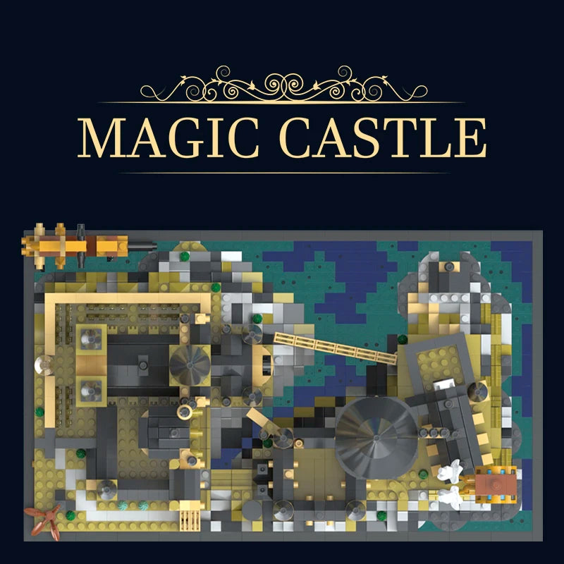 Micro Size Building Blocks 2700Pcs Gothic Castle DIY Plastic Bricks Set
