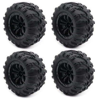 4PCS 12mm Hex Skidproof Rubber Tires 6034 for SCY 16101/16102 PRO 1/16 RC Truck Wheels