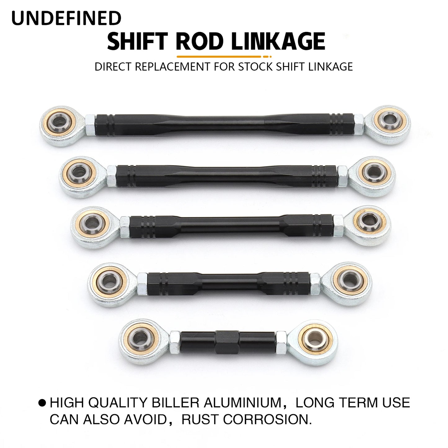 Motorcycle Shift Rod Linkage Short Eye-Catching Footrest Foot Peg Rearset Gear Shifter Rod for Superbike Racing