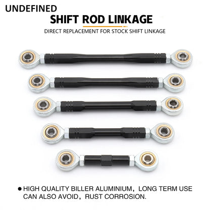 Motorcycle Shift Rod Linkage Short Eye-Catching Footrest Foot Peg Rearset Gear Shifter Rod for Superbike Racing