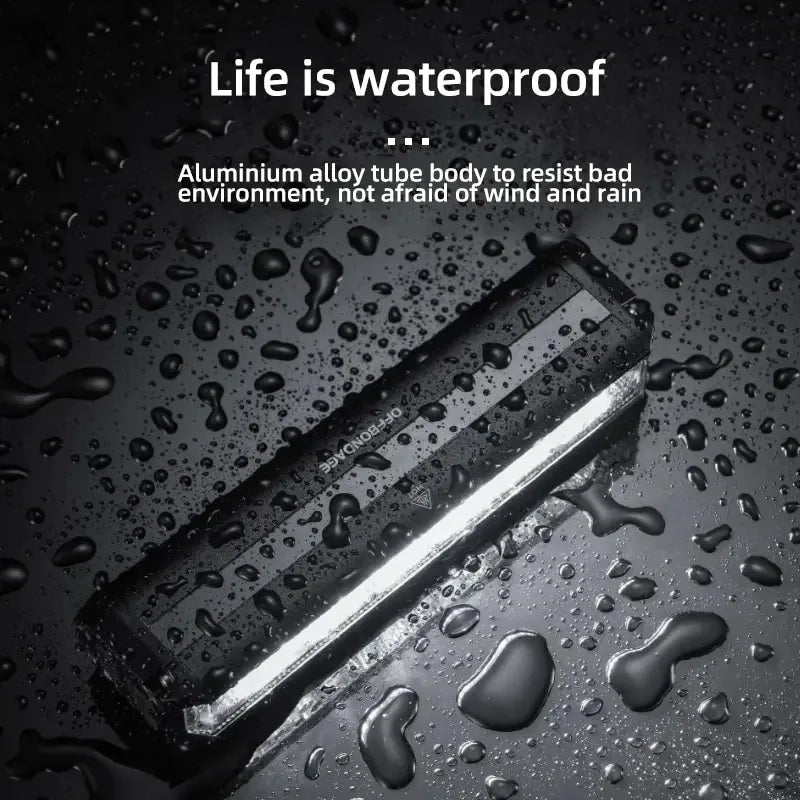 Offbondage Bicycle Light Front 900Lumen USB Rechargeable Waterproof Flashlight