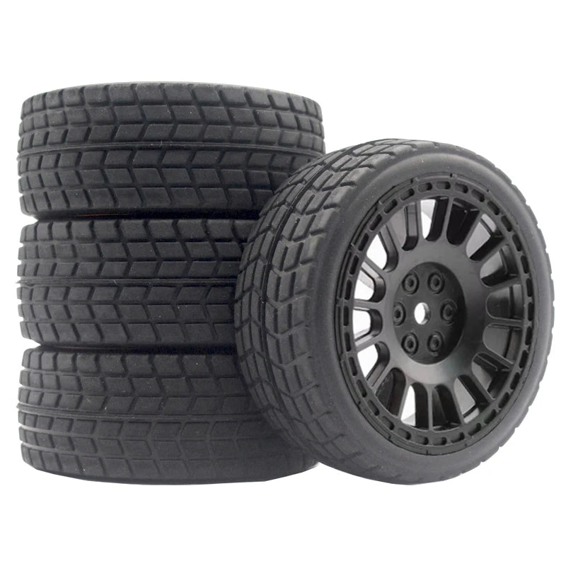 12mm Hex RC Wheels for 1/10 Rally Racing Car HSP HPI Tamiya Traxxas
