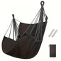 1pc Leisure Fabric Hammock Chair Outdoor Swing Chair Hammock Dormitory Hammock Chair Anti Rollover Hammock(With Storage Bag-EXPROTAS