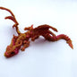3D Printed Wyvern Dragon Model Articulated Desktop Ornament Collectible