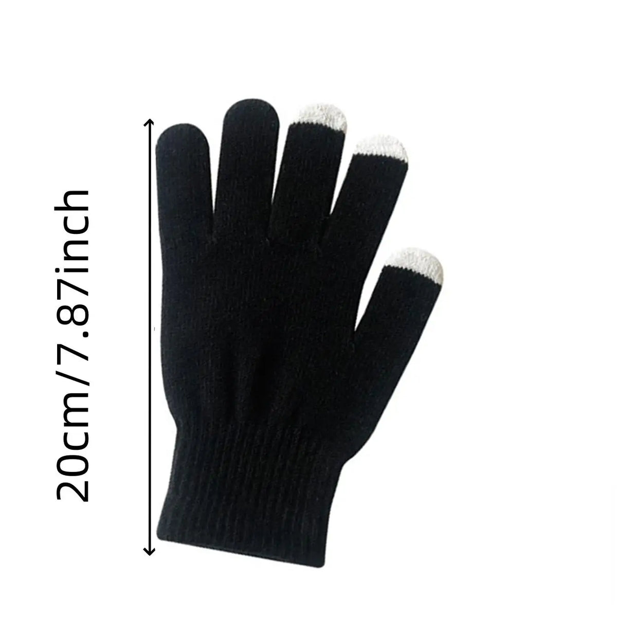 Men Women Beanie Winter Hat Scarf Gloves Thick Warm Knit Cap Set