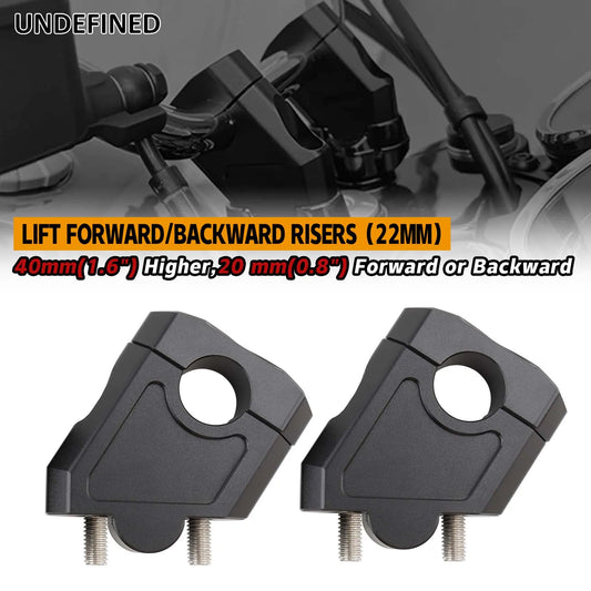 22mm 25mm 28mm Motorcycle Handlebar Riser Clamp Mount For Suzuki Kawasaki Yamaha