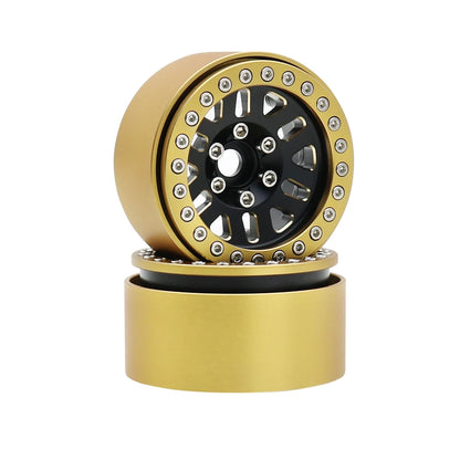 240g Brass 1.9" Beadlock Wheel Rim for 1/10 RC Crawler TRX4 TRX6 Axial SCX10 III - EXPROTAS