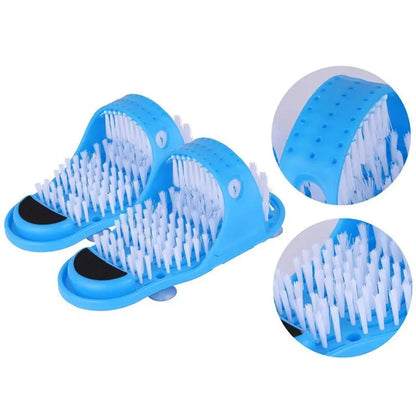 Foot File Washing Tool Lazy Foot Brush Stone Massage Dead Skin Remover Slippers
