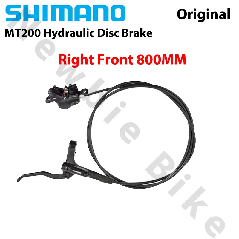 Shimano MT200 Hydraulic Disc Brake Single (Front or Rear) 2-Piston Hose Length Options